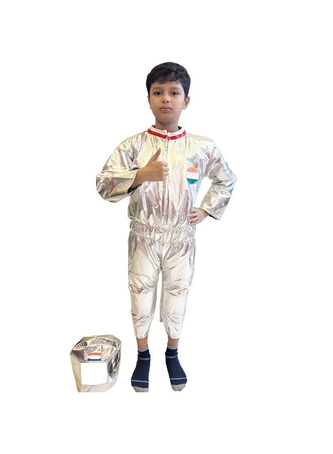 نيك زي رائد فضاء للأطفال من نيك كيدز، بدلة فضاء للأطفال، زي تنكري للهالوين، زي للعب الأدوار والمناسبات المدرسية للأطفال (7-8 سنوات) - Image 1